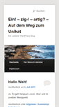 Mobile Screenshot of ein-zig-artig.biz