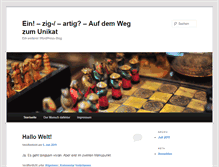 Tablet Screenshot of ein-zig-artig.biz